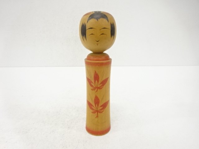 JAPANESE COLLECTIBLE / KOKESHI DOLL (21.6CM) MADE BY TAKEO TAKAHASHI /